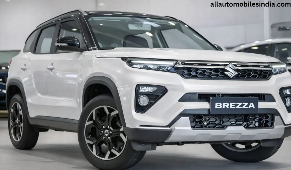 Maruti Suzuki Brezza 2026 टचस्क्रीन इंफोटेनमेंट सिस्टम और इंटीरियर डैशबोर्ड