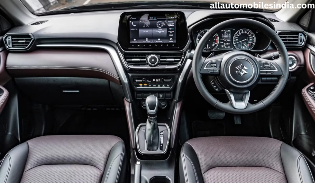 Maruti Suzuki Grand Vitara 2026 का प्रीमियम इंटीरियर और टचस्क्रीन इंफोटेनमेंट सिस्टम