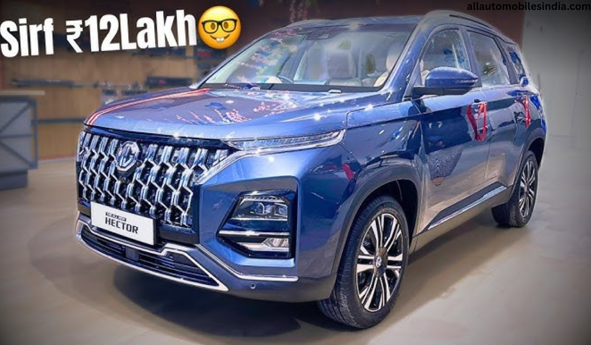 MG Hector Savvy Pro 2026 front view with bold grille and LED headlights